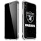 NFL Las Vegas Raiders Distressed iPhone XS Max Clear Case